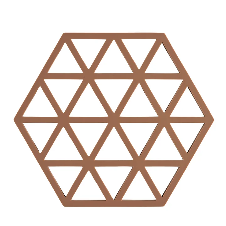 Zone Denmark - Triangle Untersetzer, 16 x 14cm, almond