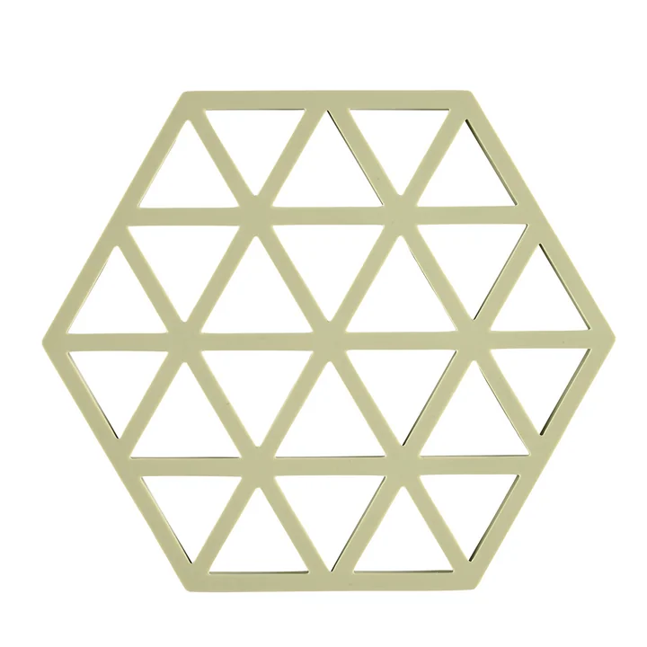 Zone Denmark - Triangle Untersetzer, 16 x 14cm, matcha green