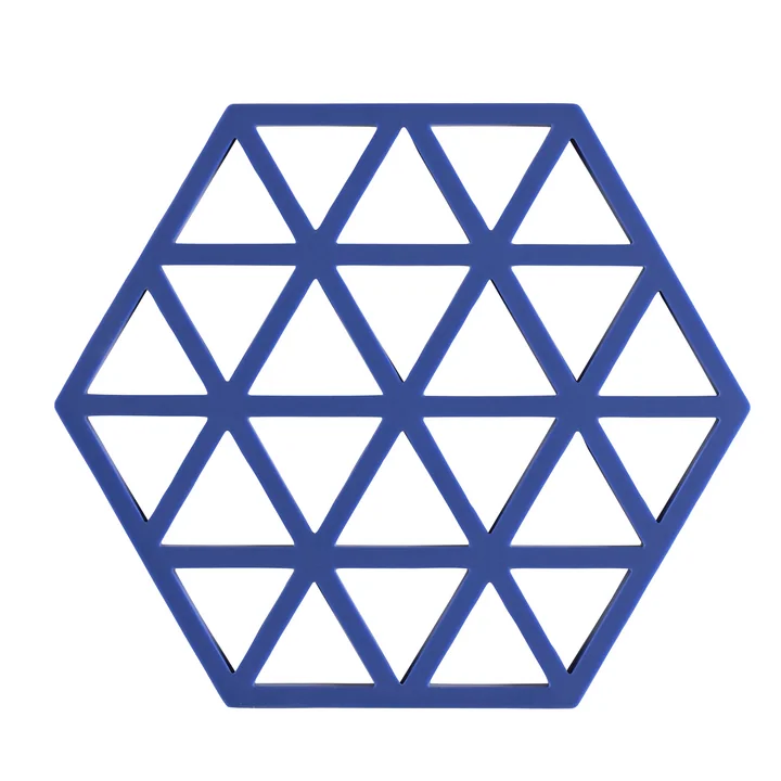 Zone Denmark - Triangle Untersetzer, 16 x 14cm, indigo