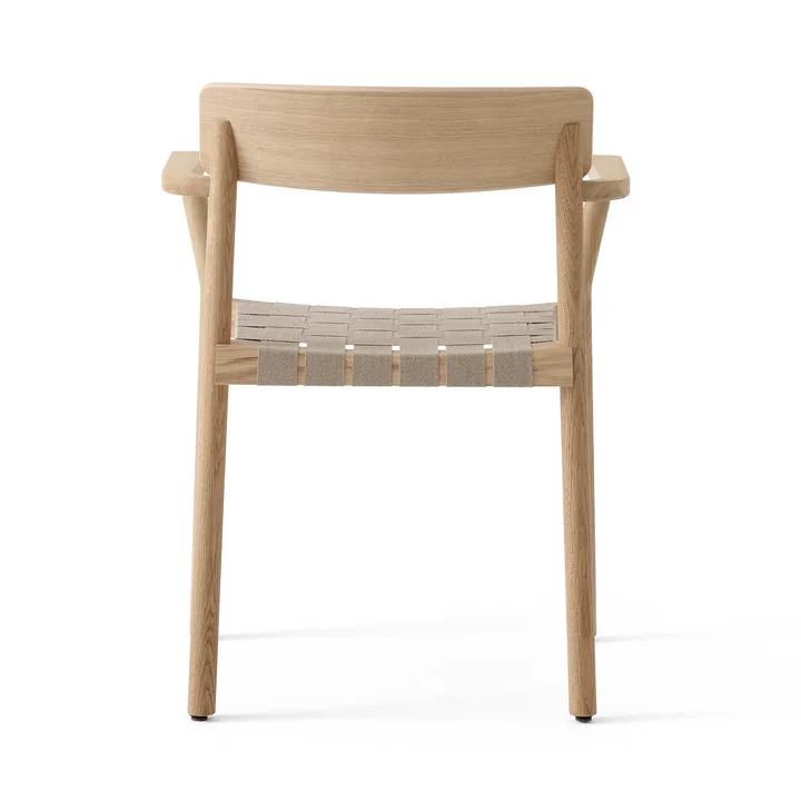 Betty TK9 Armlehnstuhl, Eiche natur / Gewebe natur von &Tradition