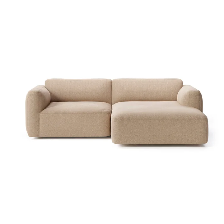 Develius Mellow Eck-Sofa, Konfiguration B, beige (Karakorum 003) von &Tradition