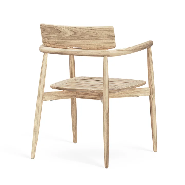 Embrace Gartenarmlehnstuhl, Teak unbehandelt von Carl Hansen