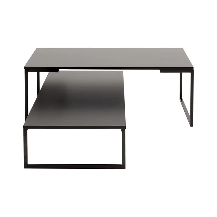 Mirror Couchtisch, large, schwarz lackiert von Softline