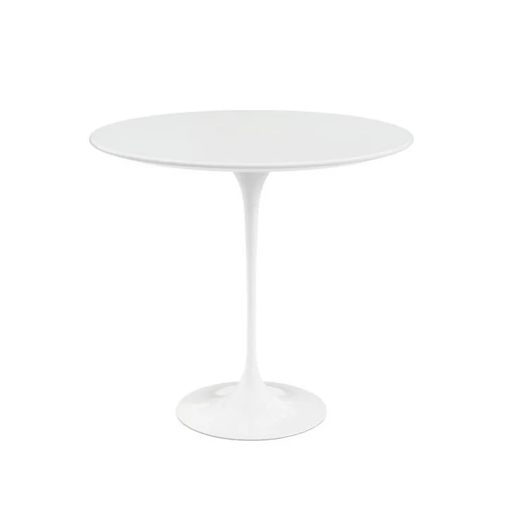 Knoll - Saarinen Beistelltisch, Ø 41 cm, weiß