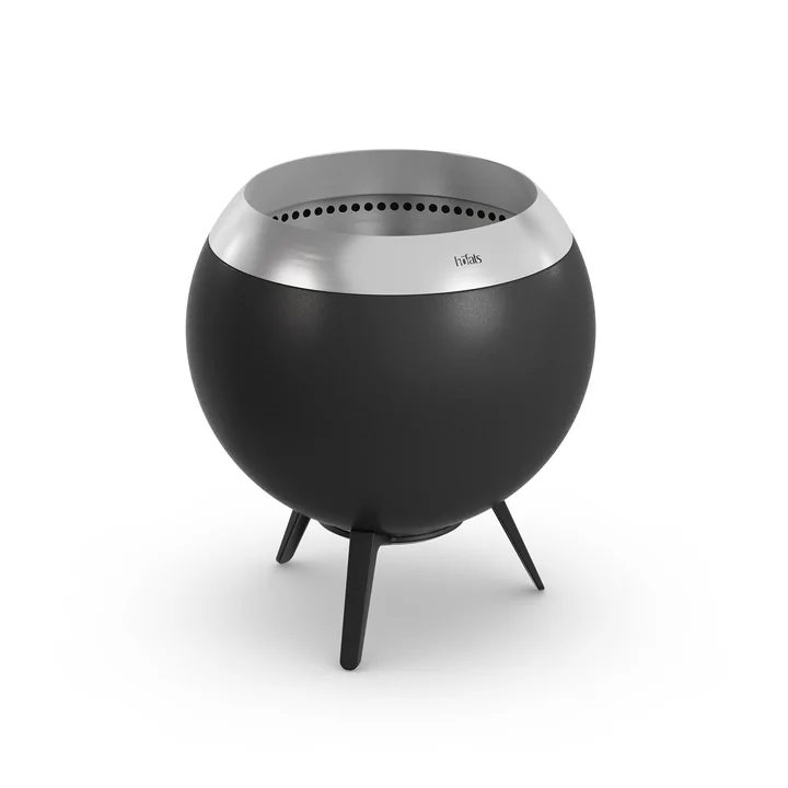 MOON 45 Feuerschale mit niedrigem Fuß, schwarz von höfats