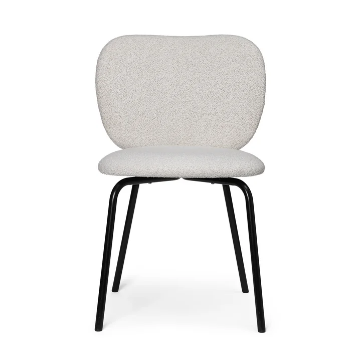 Ferm Living - Rico Chair, off-white melange (Soft Bouclé)