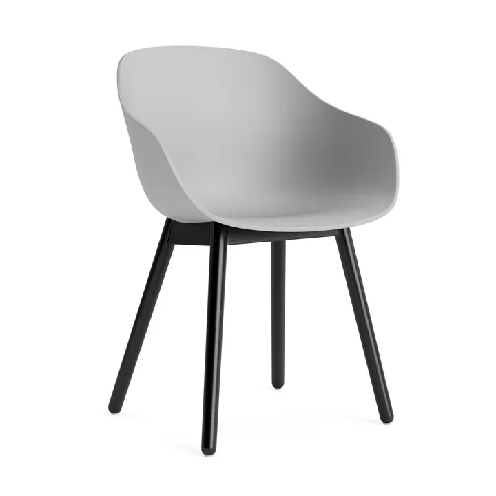 HAY - About a Chair AAC 212, Eiche schwarz lackiert / concrete grey 2.0 