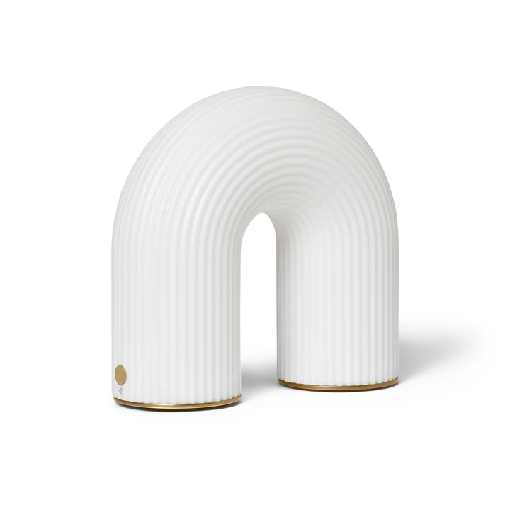 Ferm Living - Vuelta Portable Akkuleuchte, weiß