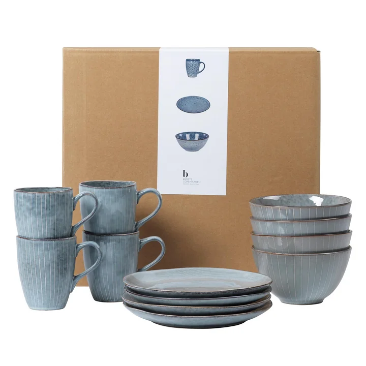 Broste Copenhagen - Nordic Sea ontbijt serviesset 4 personen