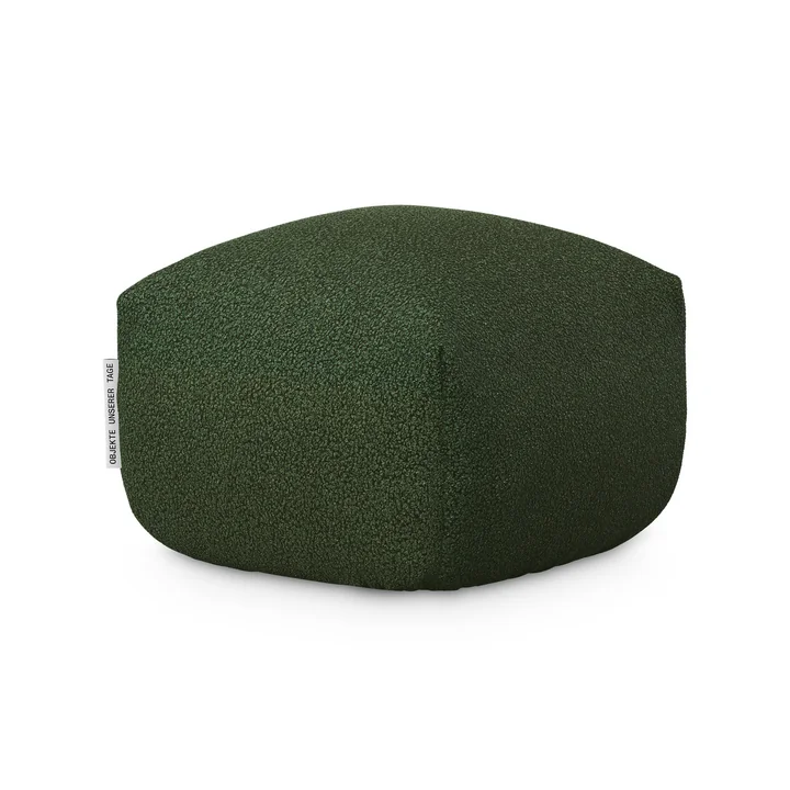 OUT Objekte unserer Tage - Sander Pouf Mini, moosgrün (Hug Me 032 by Chivasso)