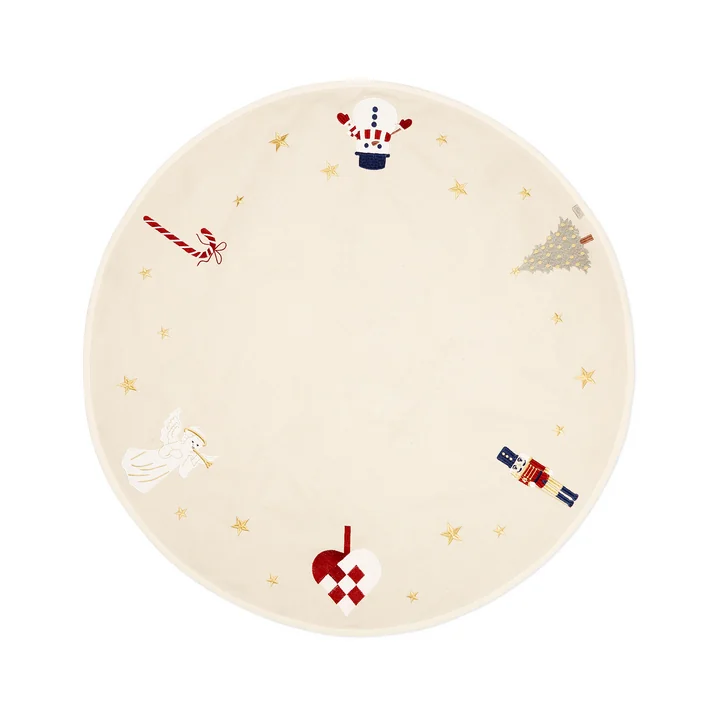 Weihnachtsbaumteppich, beige von Cam Cam Copenhagen