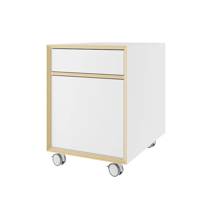 Müller Small Living - Bridge Container, Türanschlag links, weiß