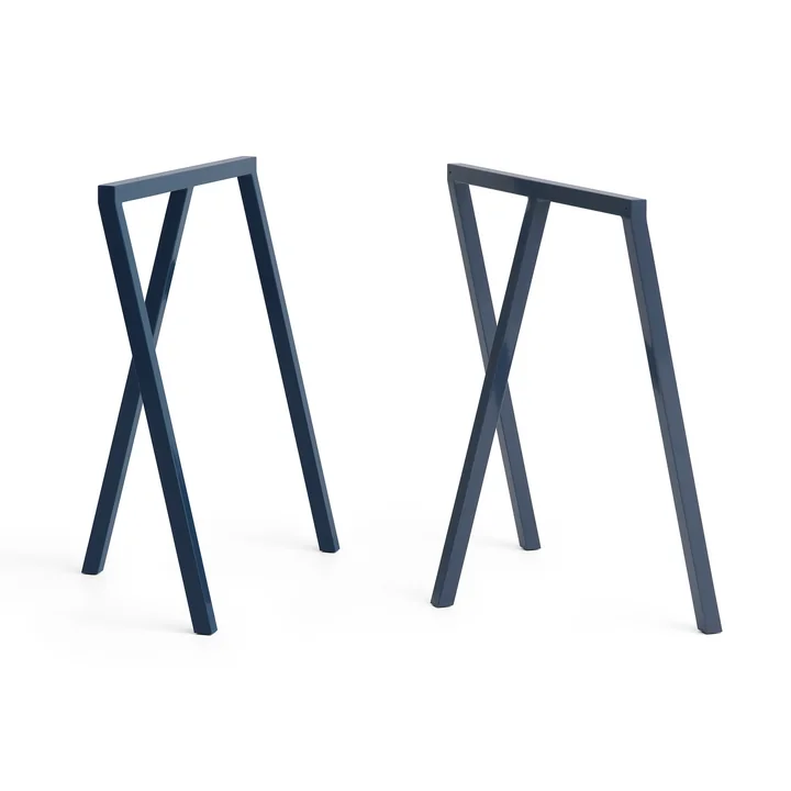 HAY - Loop Tischböcke Stand Frame, deep blue (2 Stück)