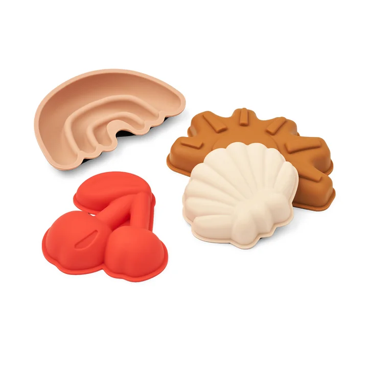 LIEWOOD - Gill Förmchen, Cherry / Apple blossom (4er-Set)