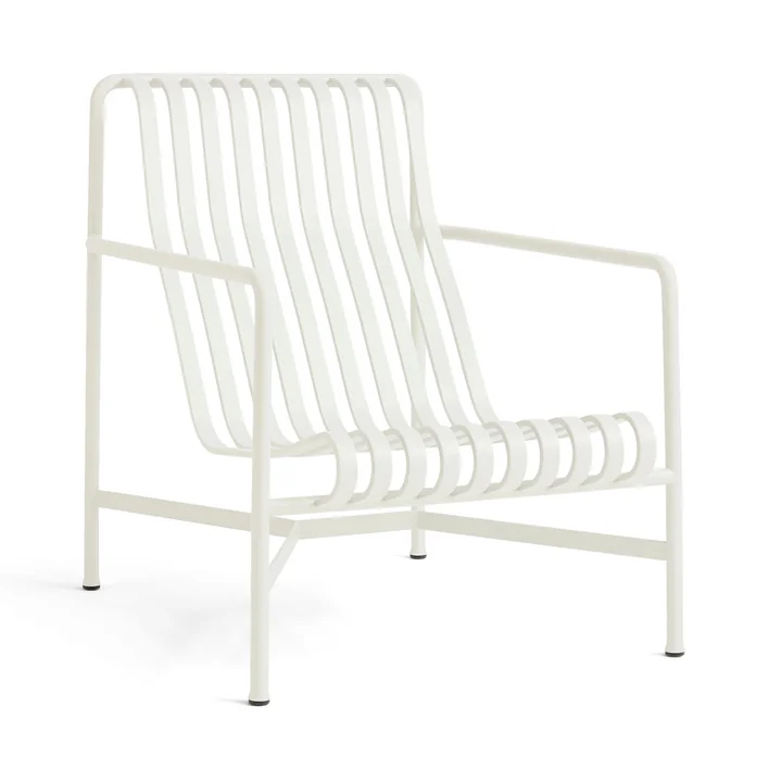 HAY - Palissade Lounge Chair High, cremeweiß