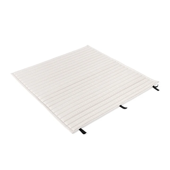 HAY - Palissade Quilted Cushion für Dining Bench, cremeweiß