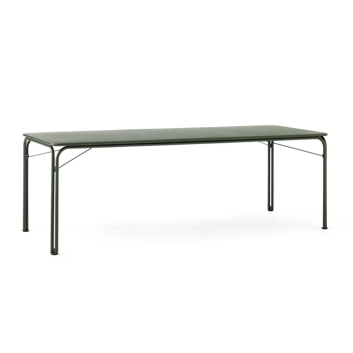 &Tradition - Thorvald SC99 Gartentisch, 220 x 90 cm, bronze green