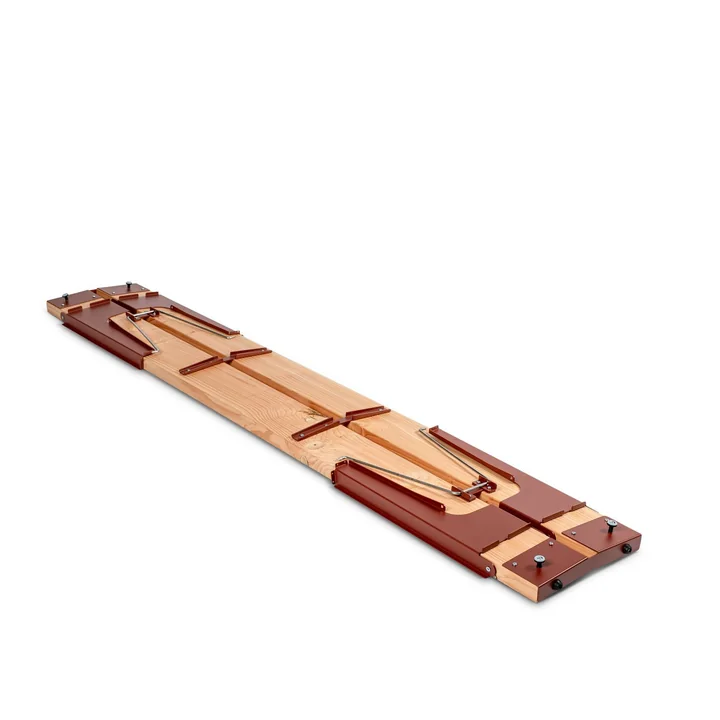 Weltevree - Salut Outdoor Bank 190 x 30 cm, oxidrot