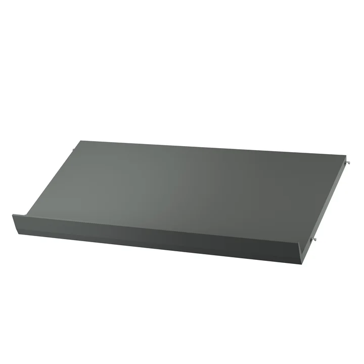 String - Magazin-Ablage, 78 x 30 cm, dunkelgrau