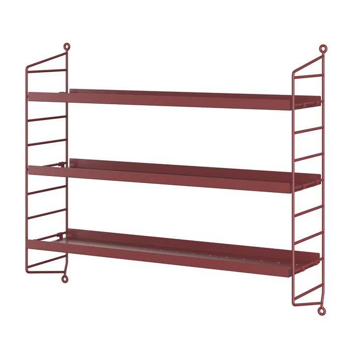 String - Pocket Metall, braunrot RAL 3011