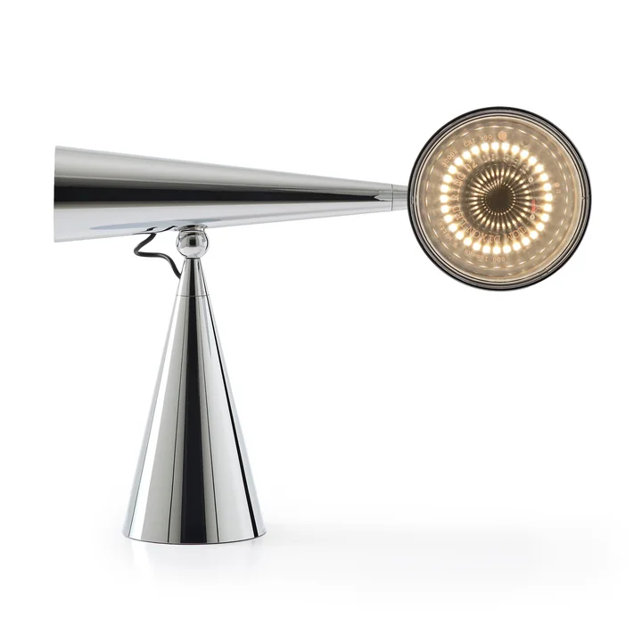 Tom Dixon - Pose Task LED Tischleuchte, silber