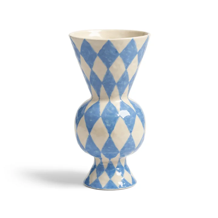 &klevering - Rhombic Vase, blau