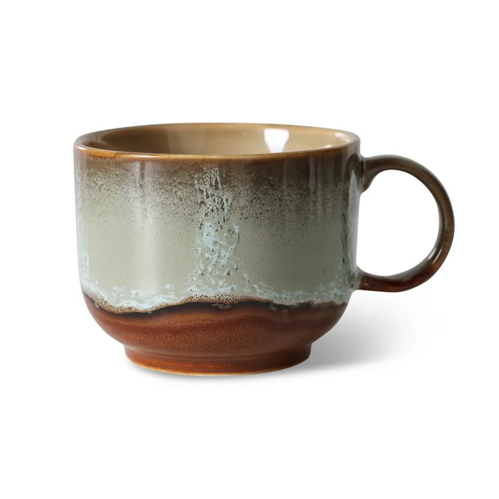 HKliving - 70's Teetasse, 425 ml, echo