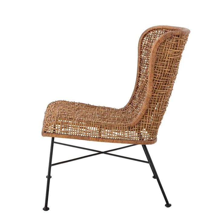 Somme Loungestuhl, rattan natur von Bloomingville