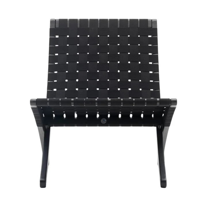 Carl Hansen - MG501 Cuba Chair, Eiche schwarz lackiert / schwarz / Beschläge Edelstahl (Limited Edition)