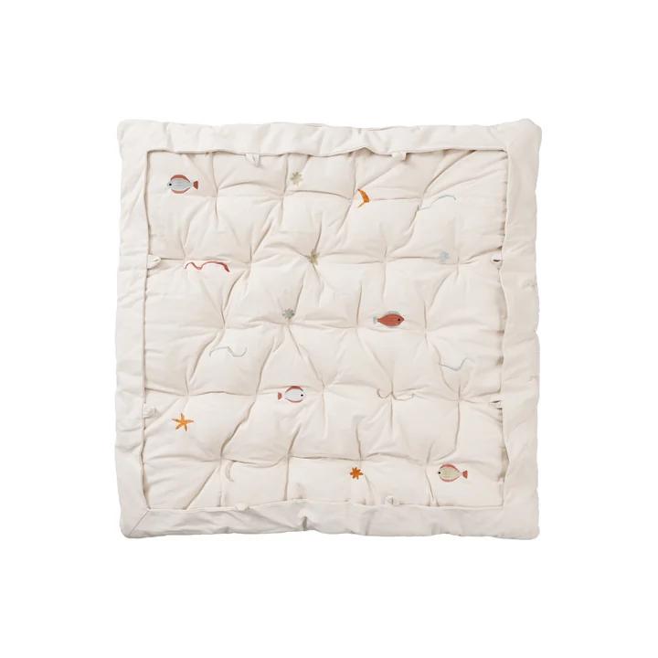 Ferm Living - Habour Spielmatte, 100 x 100 cm, natur