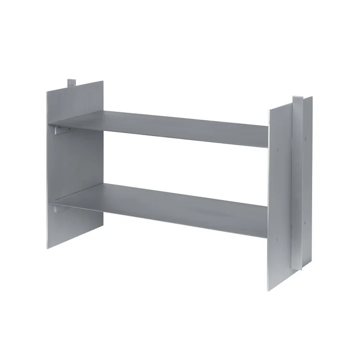 Ferm Living - Lager Standregal niedrig, Aluminium