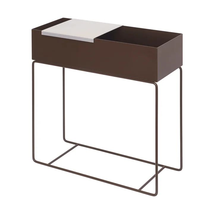 Ferm Living - Plant Box mit Tablett, Aluminium