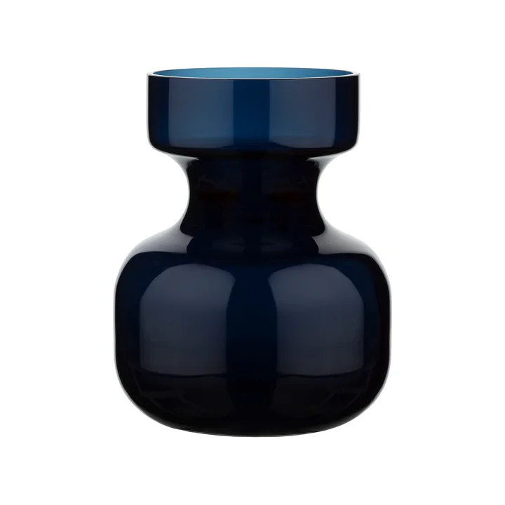 Marimekko - Säkki Vase, Ø 13,2 cm, mitternachtsblau 