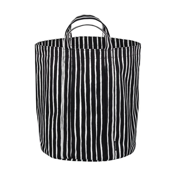 Marimekko - Piccolo Wäschekorb 32 x 37 cm, schwarz / weiß 