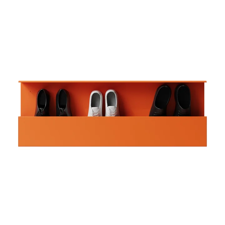 Nichba Design - Schuhregal, 35 x 100 cm, orange