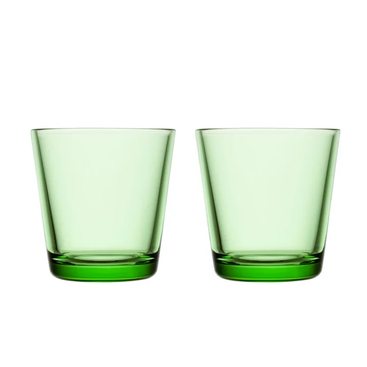 Iittala - Kartio Trinkglas 21 cl, apfelgrün (2er-Set)