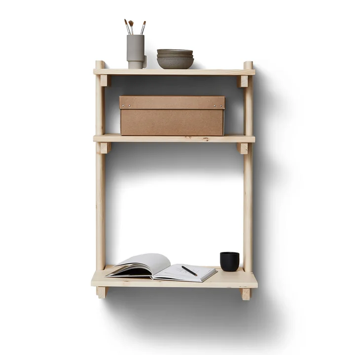 Form & Refine - Beam 3 Wandsekretär, 60 x 167 cm, Kiefer matt lackiert