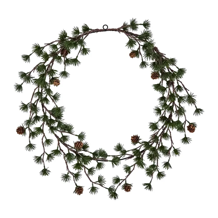 House Doctor - Torch Kranz, Ø 50 cm, grün