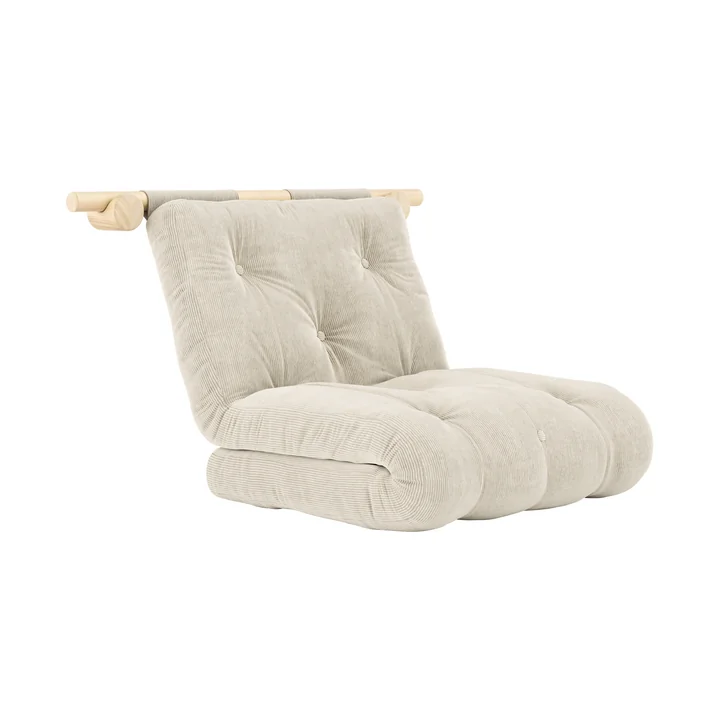 Karup Design - Hooked 75 Sofabett inkl. Bravo Matratze 75 x 200 cm, ivory