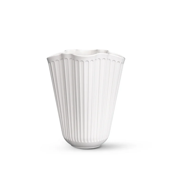 Kähler Design - Hammershøi Unfold Vase, H 16,5 cm, weiß