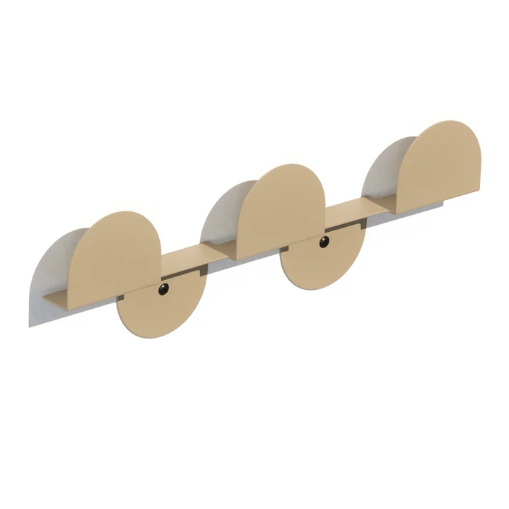 Nobodinoz - Vibes Wandgarderobe, 37 cm, green tea