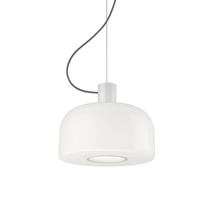 Flos - Bellhop S1 Glass Pendelleuchte, weiß