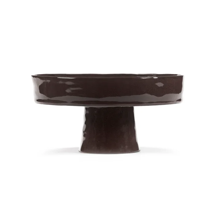 Serax - La Mère Tiefer Teller mit Fuß L, ebony