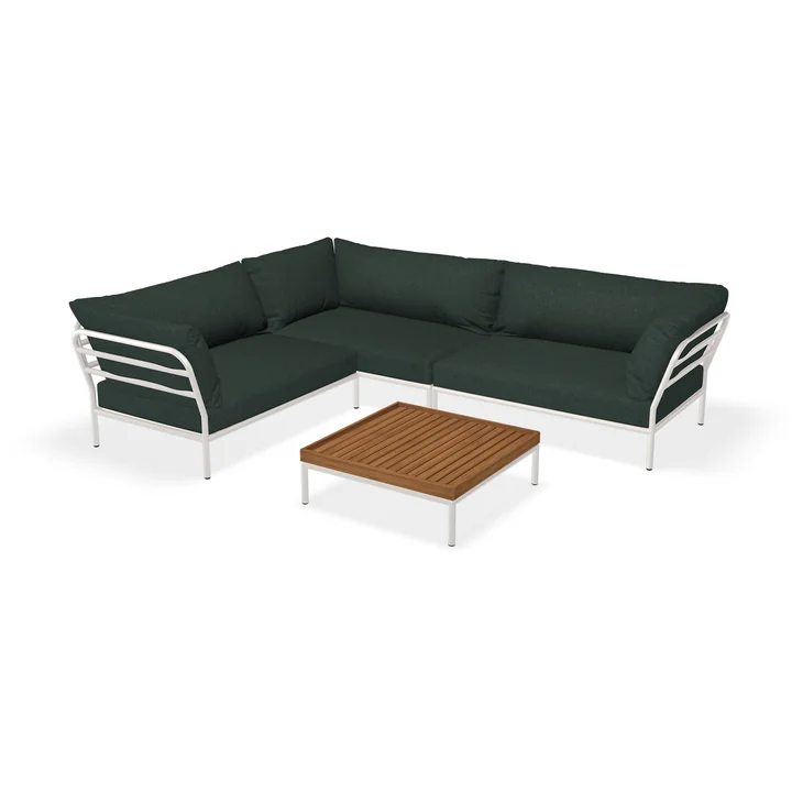 HOUE - Level 2 Loungeset 7, muted white / alpine