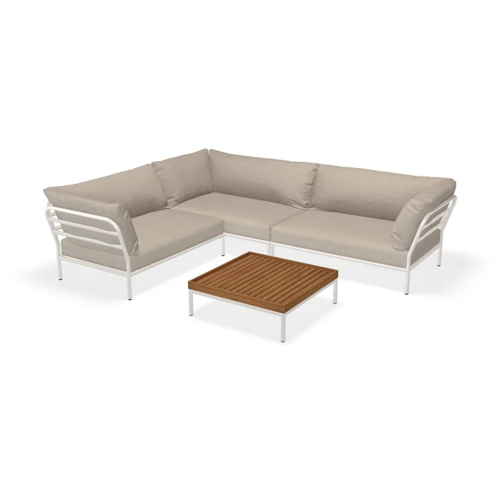 HOUE - Level 2 Loungeset 7, muted white / ash