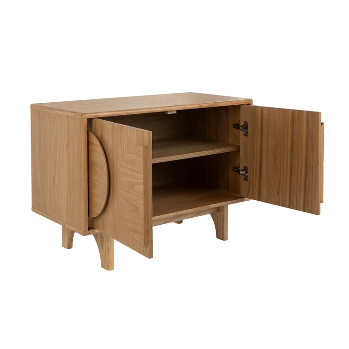 Zuiver - Groove Sideboard mit 2 Türen, Eiche