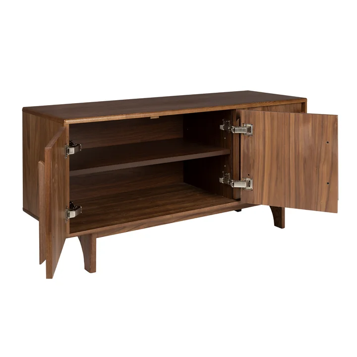 Zuiver - Groove Sideboard mit 3 Türen, Walnuss