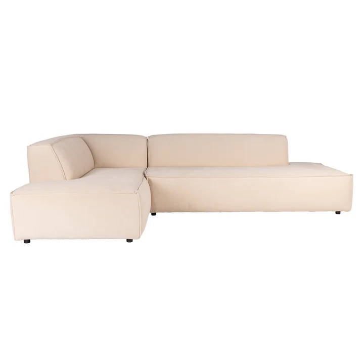Zuiver - Fat Freddy Rib Ecksofa, links / natural