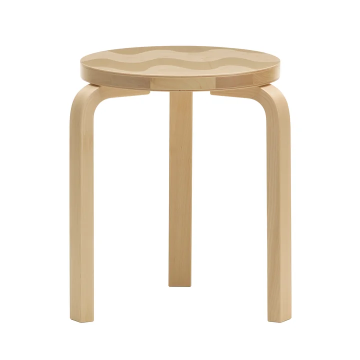 Artek - 60 Hocker, lokki, Birke natur