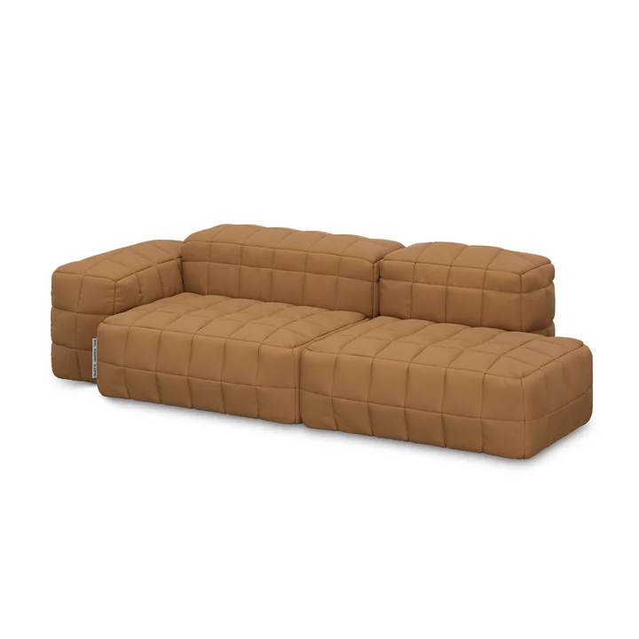 OUT Objekte unserer Tage - Henn Sofa 10, 245 x 105 cm, cognac (Haku 0351 by Kvadrat)